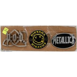 LOT OF THREE BELT BUCKLES