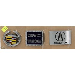 LOT OF THREE BELT BUCKLES