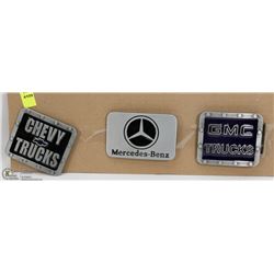 LOT OF THREE BELT BUCKLES