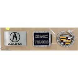 LOT OF THREE BELT BUCKLES