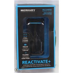 REACTIVATE PLUS PORTABLE BATTERY FOR MOBILE DEVICE