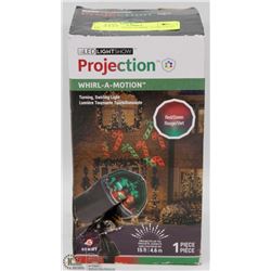 LED PROJECTION WHIRL-A-MOTION RED/GREEN