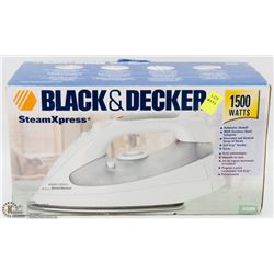 BLACK & DECKER 1500W IRON