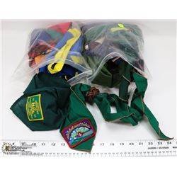 TWO BAGS OF ASSORTED SCOUTS CANADA NECKERCHIEFS