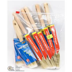 BAG OF ASSORTED SIZE PAINT BRUSHES