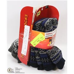 2PK MENS COZY SLIPPER SOCKS