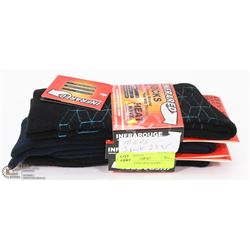 3PK MENS INFRARED SOCKS
