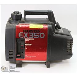 HONDA EX350 PORTABLE GENERATOR (FUEL JUST REMOVED)