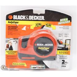 BLACK & DECKER 25' POWER TAPE MEASURE