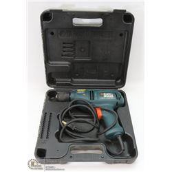 BLACK & DECKER 4.5A CORDED DRILL IN CASE
