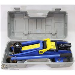 HYDRAULIC 2 TON FLOOR JACK WITH CASE