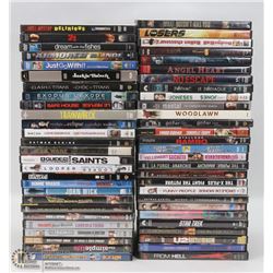 WICKER BASKET FULL OF DVD'S INCL STARWARS,