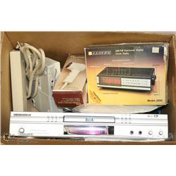 ESTATE BOX OF ELECTRONICS INCLUDING DVD PLAYER