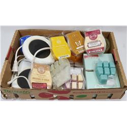 LARGE LOT OF SCENTSY BARS, CANDLES ,BURNERS ETC