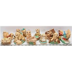 LOT OF 12  WOODLANDER FIGURINES