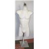 Image 1 : FIBERGLASS MALE HALF MANNEQUIN WITH STAND