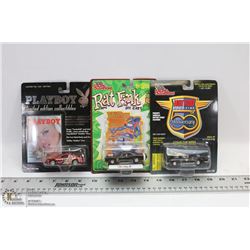 3 RARE AND LIMITED EDITION DIE CAST CARS