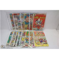 LOT OF 10 VINTAGE ARCHIE COMICS