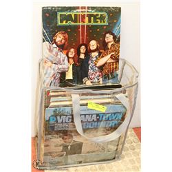 LOT OF 43 1970-1980S RARE RECORD LPS