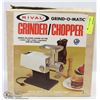 Image 1 : RIVAL GRIND-O-MATIC GRINDER AND CHOPPER