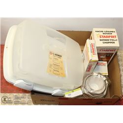 ESTATE BOX OF KITCHEN ITEMS