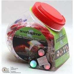 TUB OF 40 LED SMART SPINNERS FIDGET SPINNERS