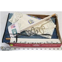 FLAT OF DECORATIVE BANNERS