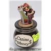 Image 1 : CASINO MONEY BANK JAR FUNNY OLD WOMAN AT