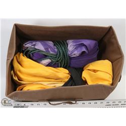 BOX W/2 CLOTH HAMMOCKS - YELLOW &