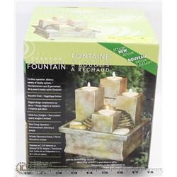 NEW DESKTOP TEALIGHT ELECTRIC FOUNTAIN