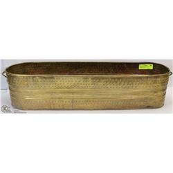 BRASS PLANTER 27 X 7 X 7