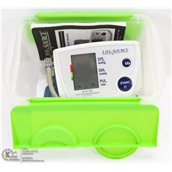 LIFE SOURCE DIGITAL BLOOD PRESSURE MONITOR WITH