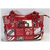 Image 1 : PATCHWORK DESIGN GUESS INSPIRED PURSE