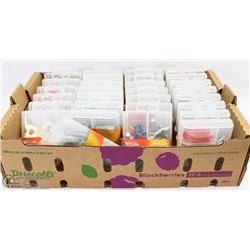 FLAT OF TUBS OF FASTENERS