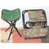 Image 1 : 2 HUNTING FOLD UP STOOLS