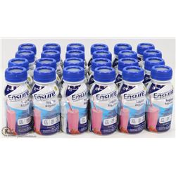 CASE OF 24 ENSURE STRAWBERRY  REGULAR MEAL
