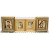 Image 1 : SET OF 4 ANTIQUE PICTURES 3 X 5 (2 LABELLED )