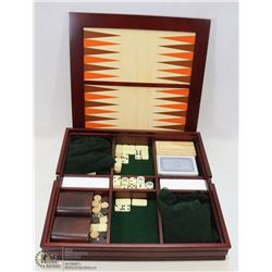 WOODEN GAMES SET
