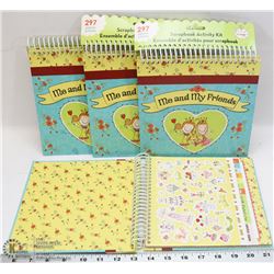 FLAT OF SCRAP BOOK ACTIVITY KITS