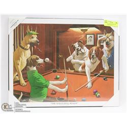 NEW POOL DOG PICTURE "THE SCRATCHING BEAGLE"