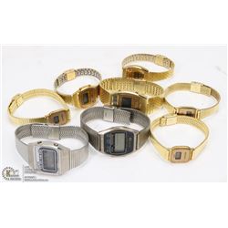 BAG OF VINTAGE WATCHES NEEDS BATTERIES