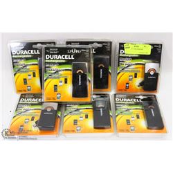 7 DURACELL USB CHARGERS