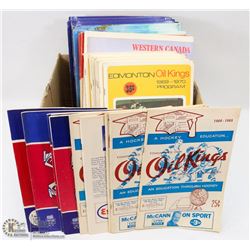 LOT OF VINTAGE OIL KINGS PROGRAMS FROM 1954,65,67,