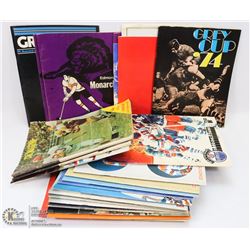 VINTAGE WHL, WHA  AND ASSORTED PROGRAMS FROM THE