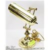Image 1 : BRASS SWING ARM PIANO LAMP