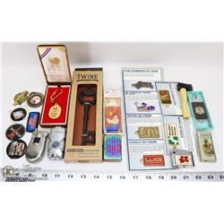 LOT OF MAN CAVE ITEMS FARO CANADA PREMIER