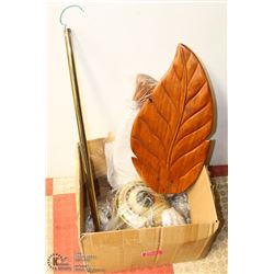 BAMBOO STYLE FAN BLADES WITH 3FT DROP FAN