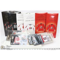 BOX OF TEAM CANADA MINI JERSEYS