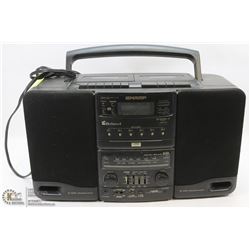 SHARP GHETTO BLASTER STEREO
