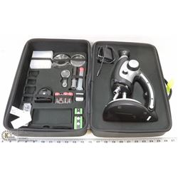 EDU-SCIENCE KIT WITH LIGHTED MICROSCOPE AND